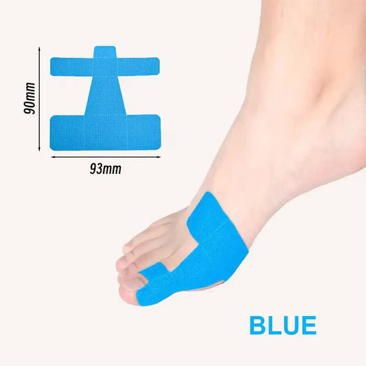 60Pcs Pre‑Cut Bunion Support Kinesiology Tape