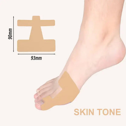 60Pcs Pre‑Cut Bunion Support Kinesiology Tape