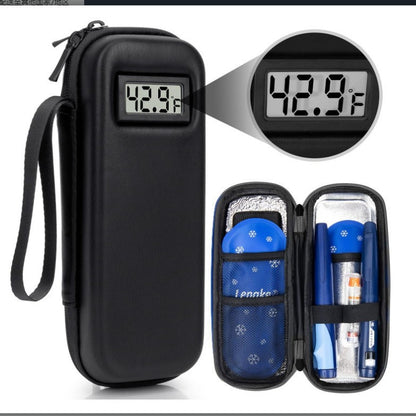 Temperature Display Insulin Cooler Travel Case