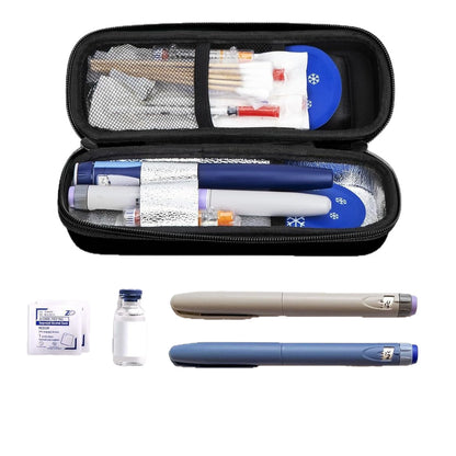 Temperature Display Insulin Cooler Travel Case
