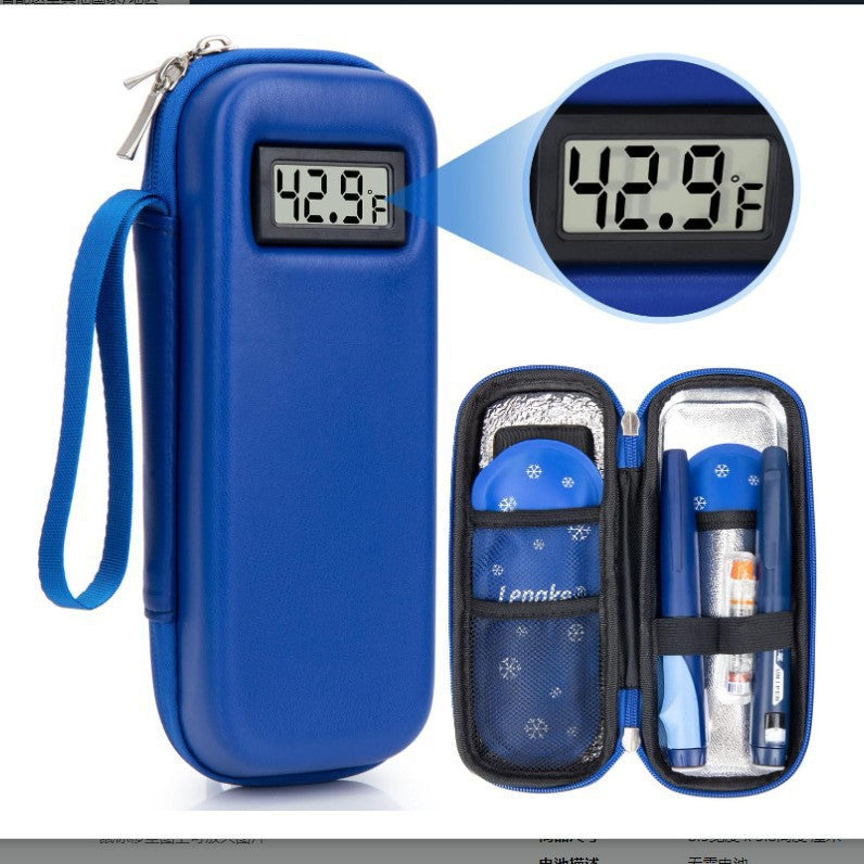 Temperature Display Insulin Cooler Travel Case